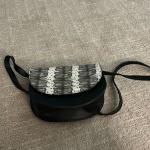 Snakeskin Messenger Bag
